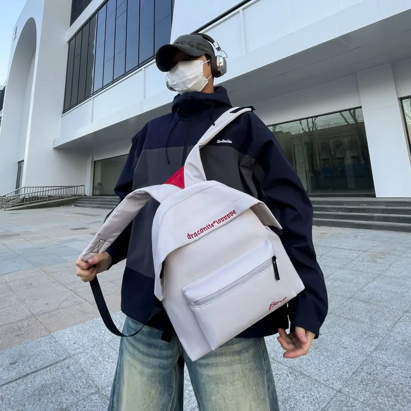Vack Canvas Backpack Unisex Multicolor-1