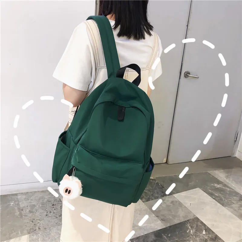 Vack Nylon Backpack Unisex Multicolor-15