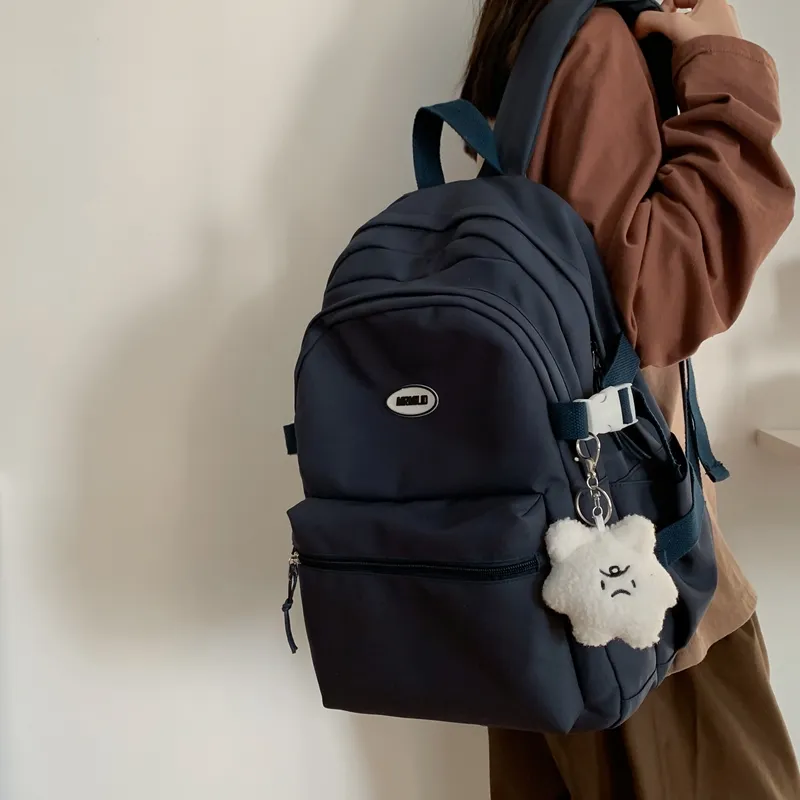 Vack Nylon Backpack Unisex Multicolor-26