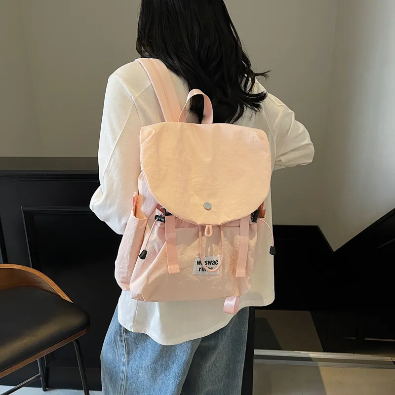 Vack Fabric Backpack Unisex Multicolor-16