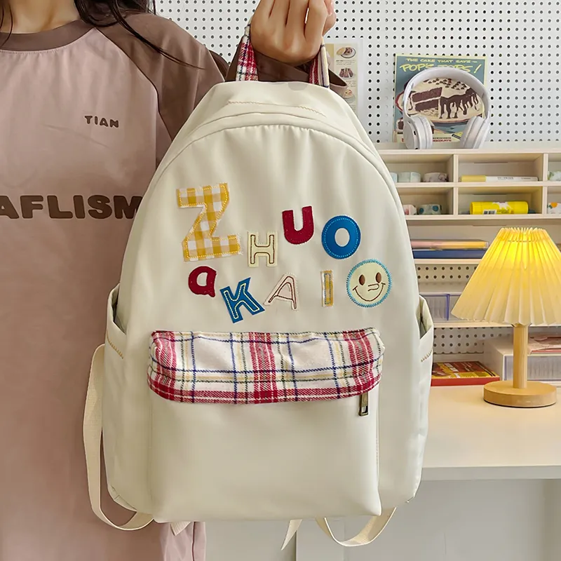 Vack Nylon Backpack Women's Multicolor-4