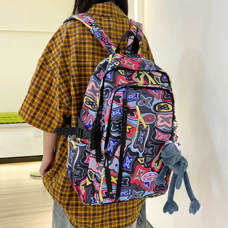 Vack Nylon Backpack Women's Multicolor-1