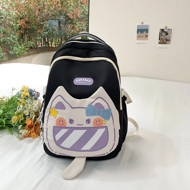 Vack Nylon Backpack Women's Multicolor-2