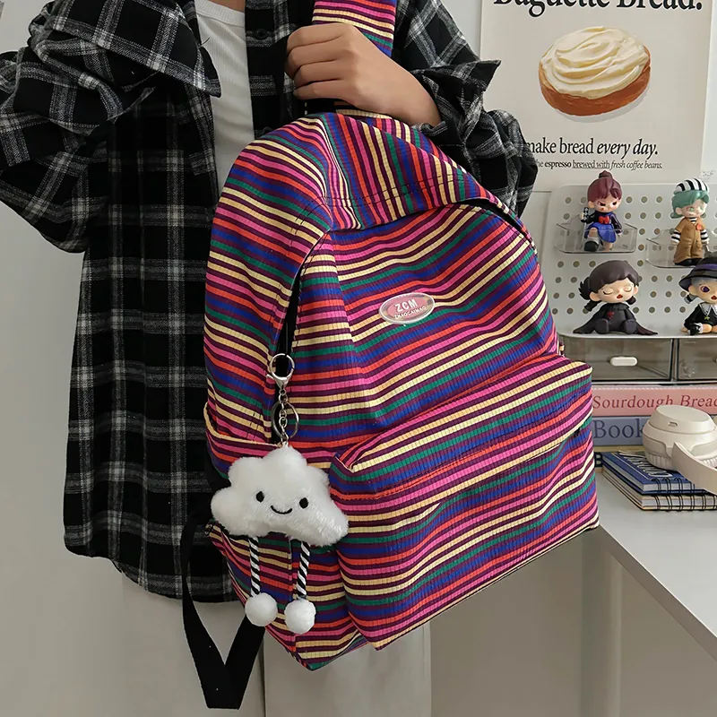 Vack Nylon Backpack Women's Multicolor-8