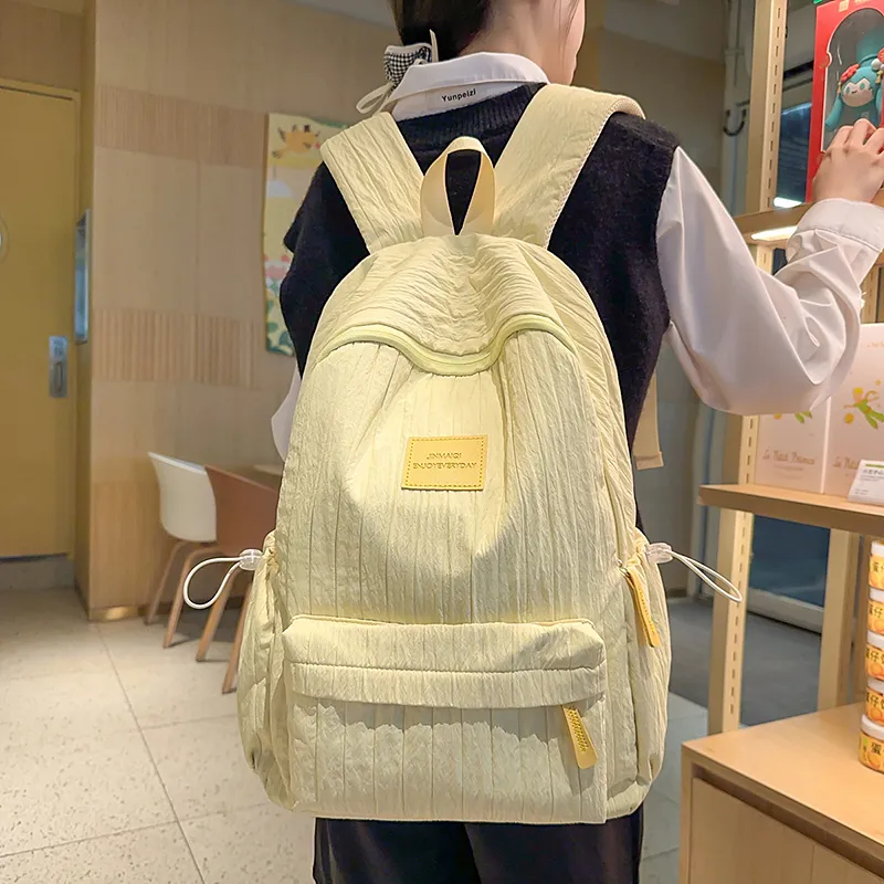 Vack Nylon Backpack Unisex Multicolor-11