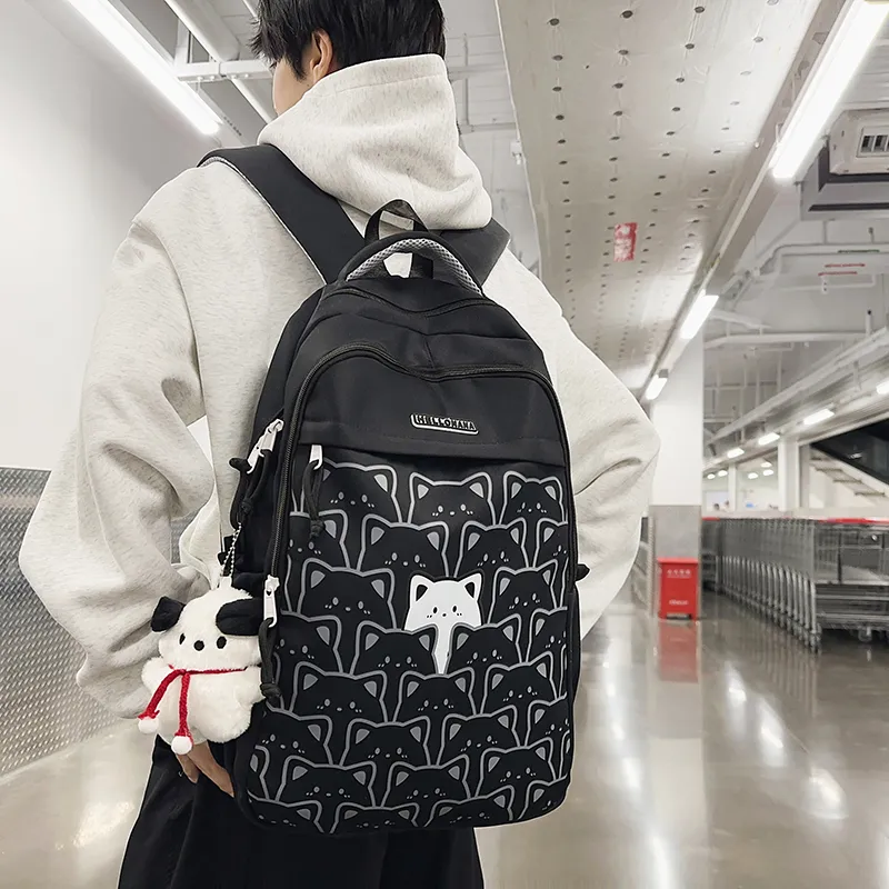 Vack Nylon Backpack Regular Unisex Multicolor-5