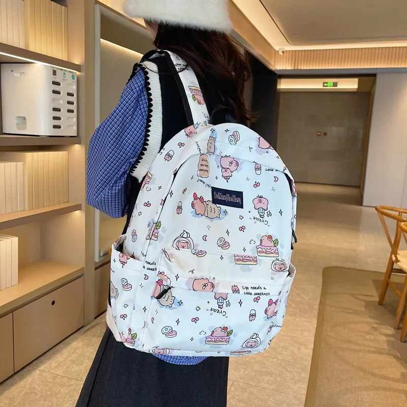 Vack Nylon Backpack Women's Multicolor-5