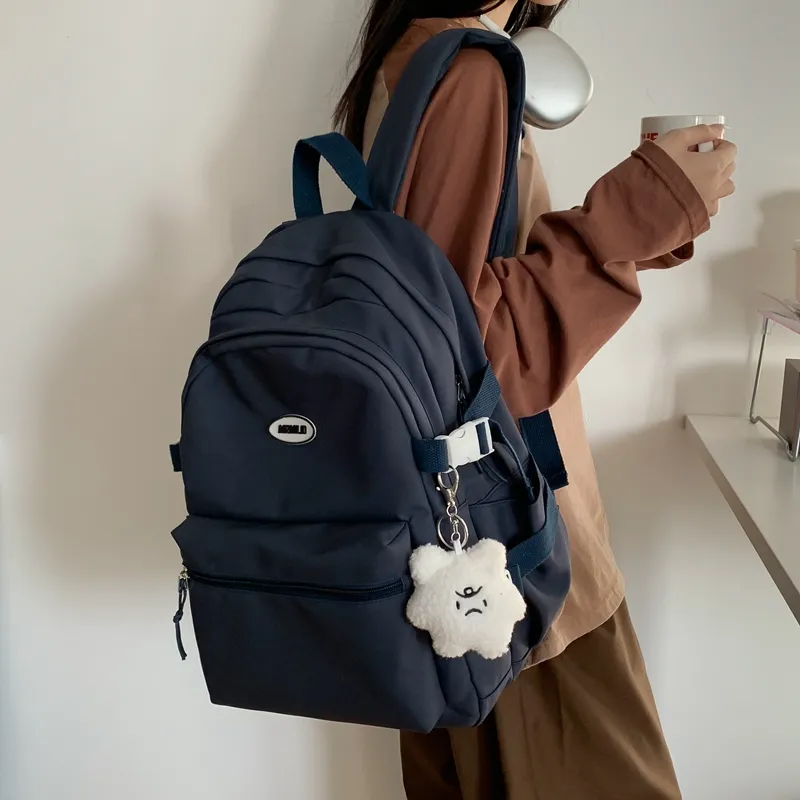 Vack Nylon Backpack Unisex Multicolor-27