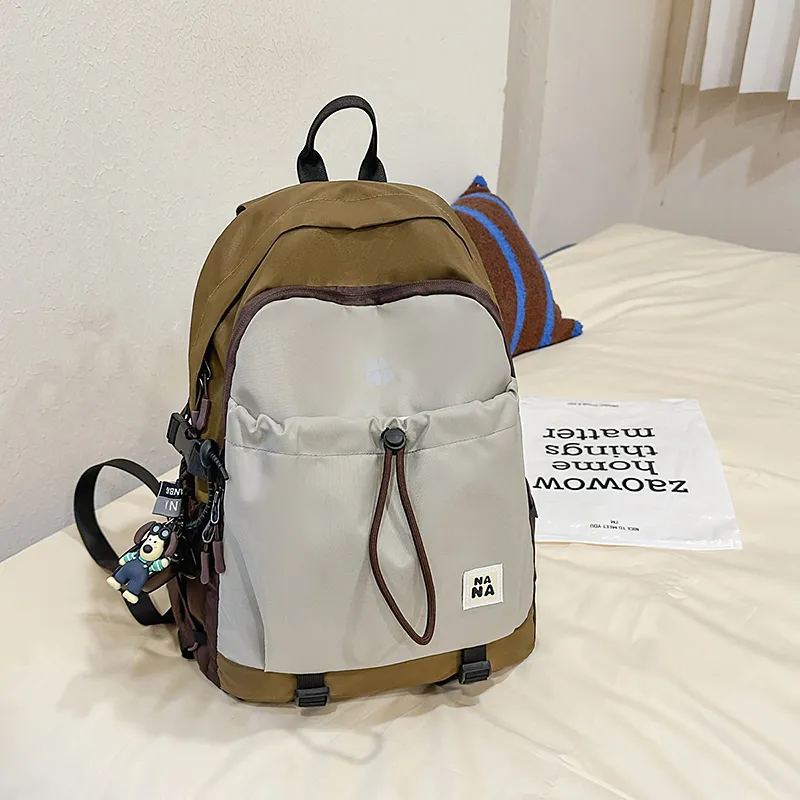 Vack Nylon Backpack Unisex Multicolor-20