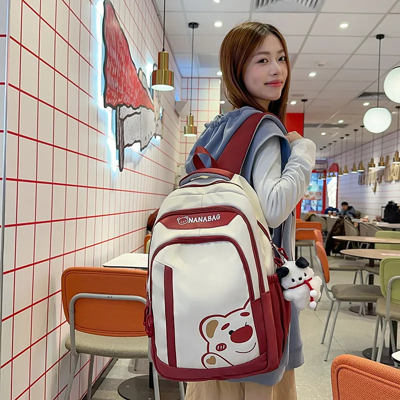 Vack Nylon Backpack Regular Unisex Multicolor-8
