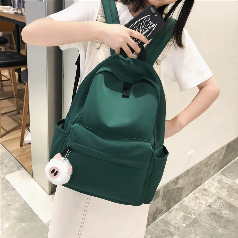 Vack Nylon Backpack Unisex Multicolor-17