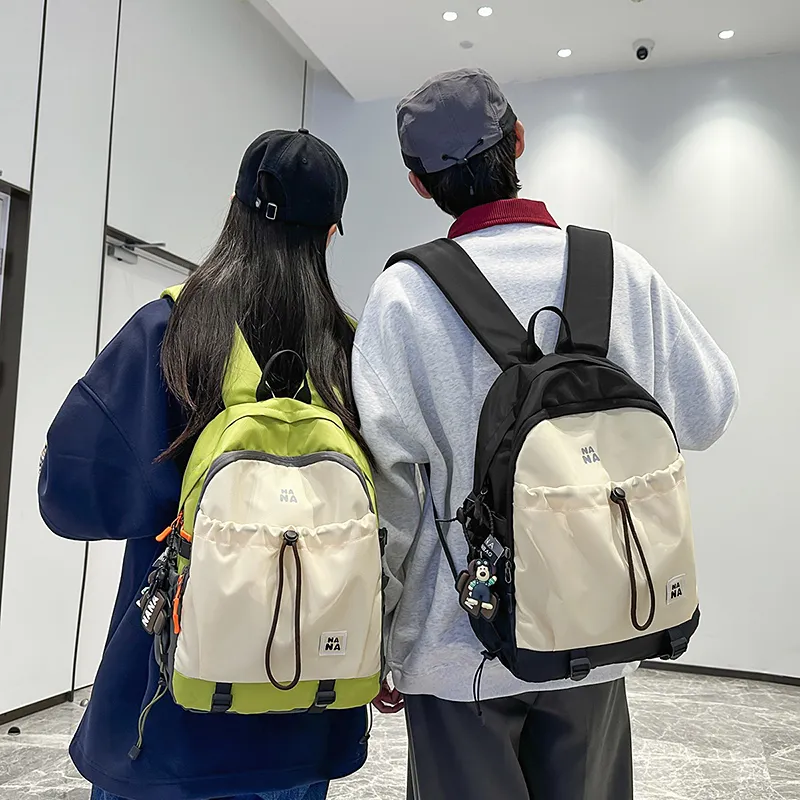 Vack Nylon Backpack Unisex Multicolor-1
