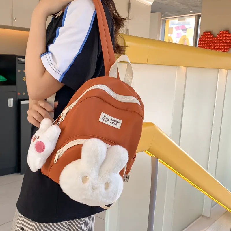 Vack Nylon Backpack Women's Multicolor-4