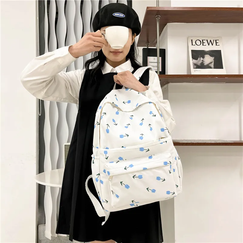 Vack Canvas Backpack Women's Multicolor-13