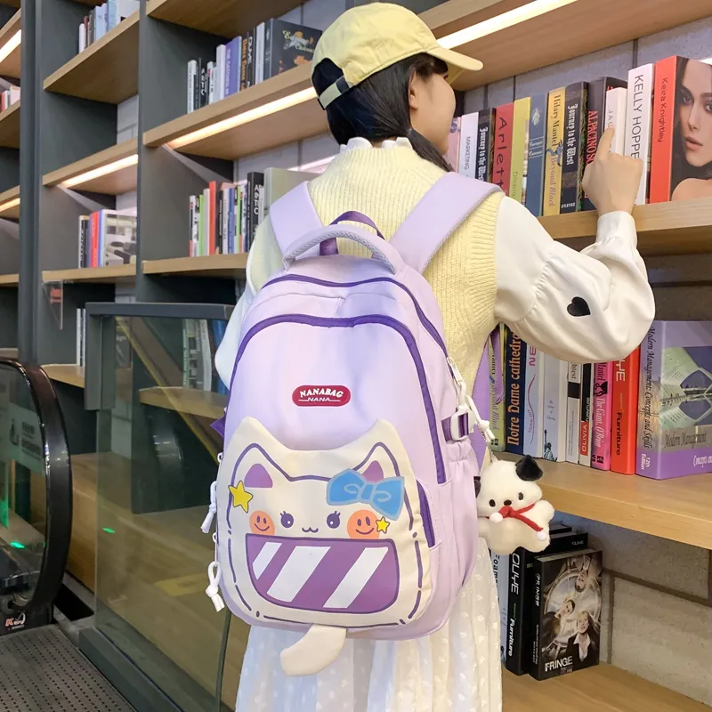Vack Nylon Backpack Women's Multicolor-8