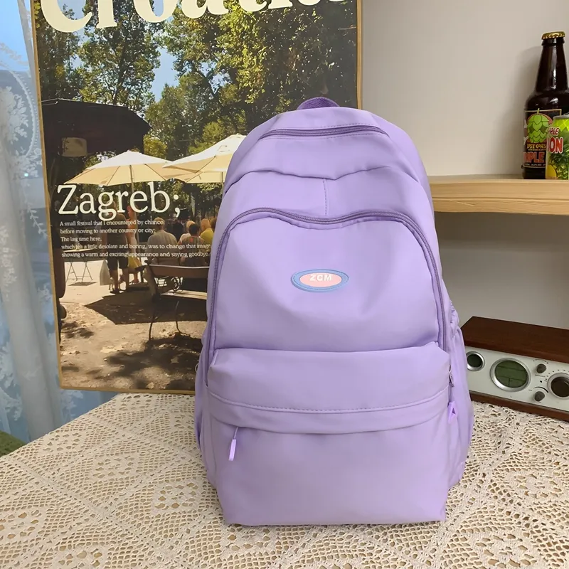Vack Nylon Backpack Unisex Multicolor-23