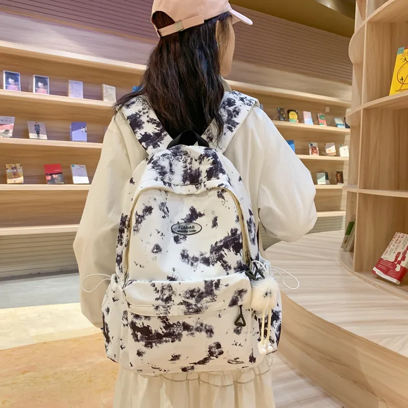 Vack Nylon Backpack Unisex Multicolor-2