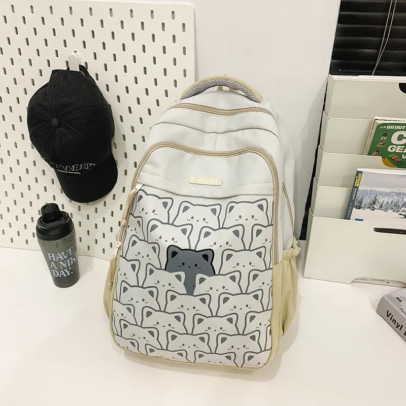 Vack Nylon Backpack Regular Unisex Multicolor-7