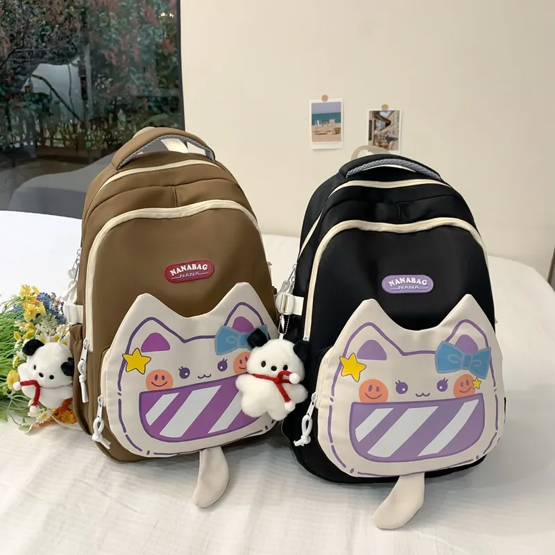 Vack Nylon Backpack Women's Multicolor-3