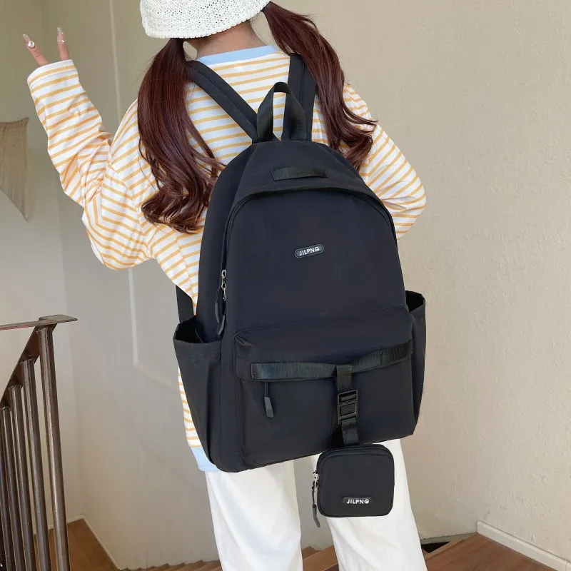 Vack Canvas Backpack Unisex Multicolor-3