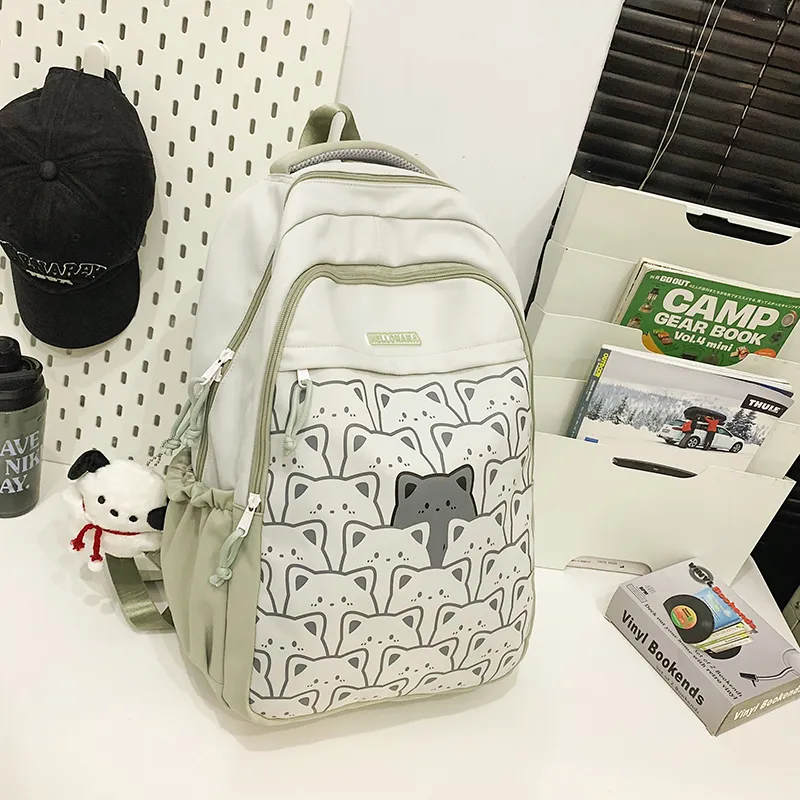 Vack Nylon Backpack Regular Unisex Multicolor-10