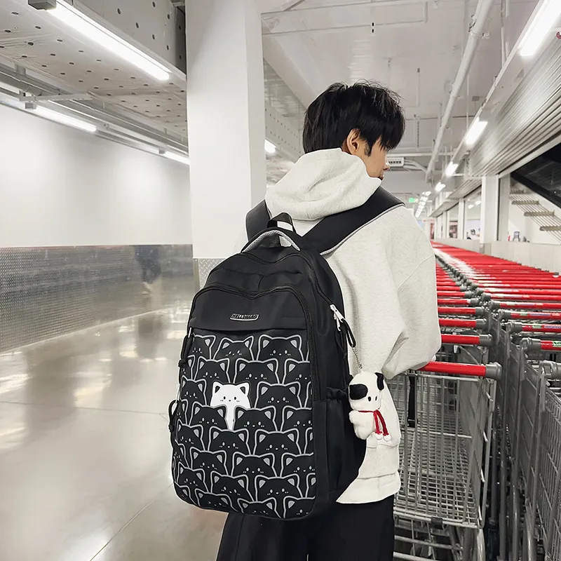 Vack Nylon Backpack Regular Unisex Multicolor-4