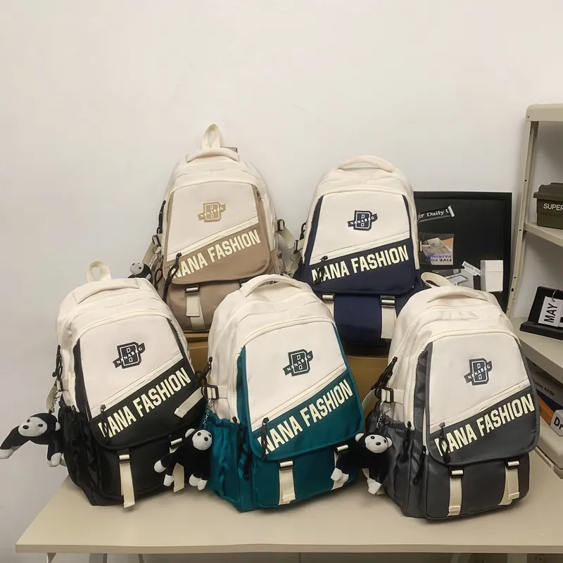 Vack Nylon Backpack Unisex Multicolor-14