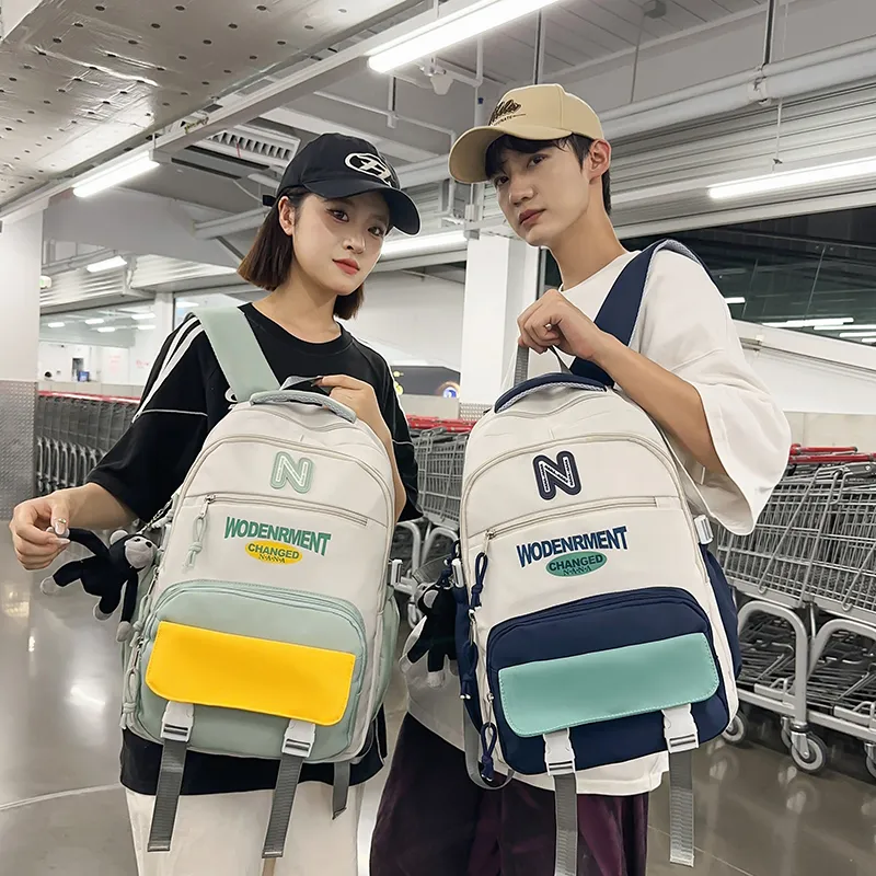 Vack Nylon Backpack Unisex Multicolor-17