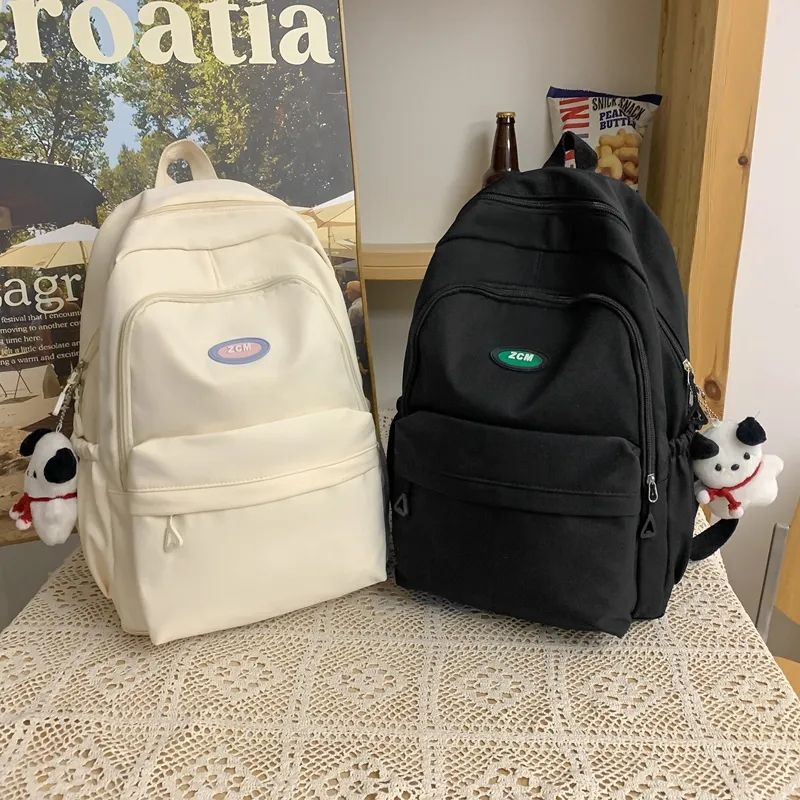 Vack Nylon Backpack Unisex Multicolor-9