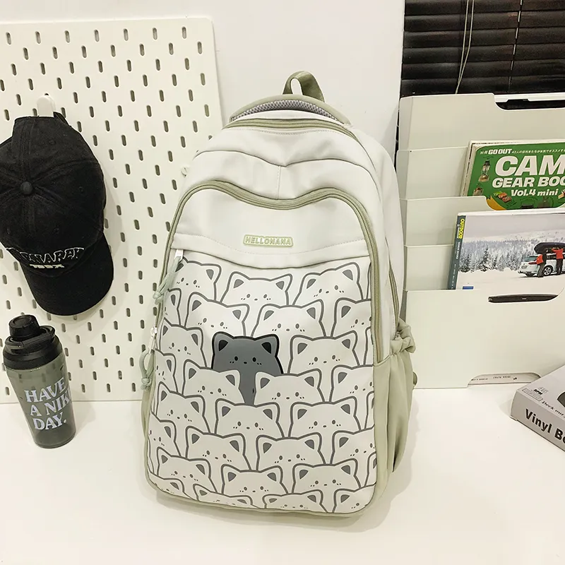 Vack Nylon Backpack Regular Unisex Multicolor-11