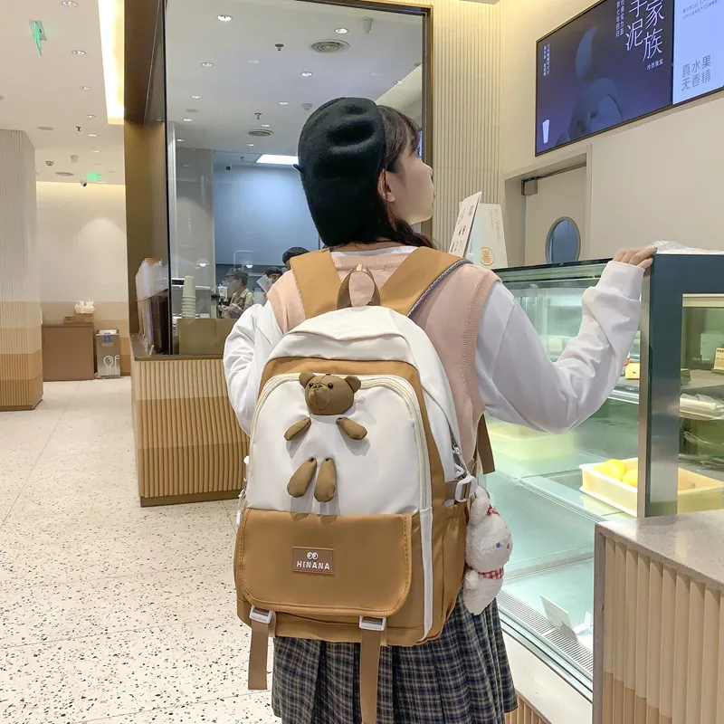 Vack Nylon Backpack Unisex Multicolor-27