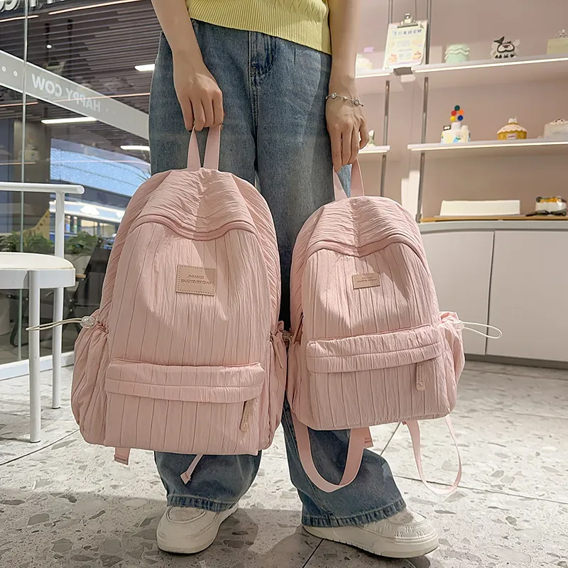 Vack Nylon Backpack Unisex Multicolor-9