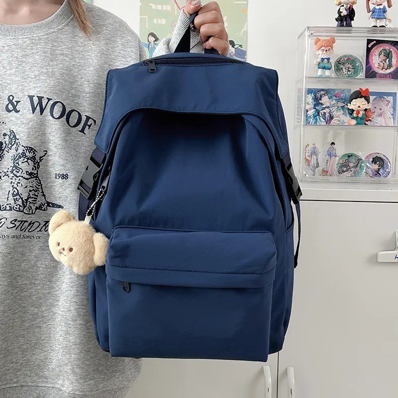 Vack Nylon Backpack Unisex Multicolor-20