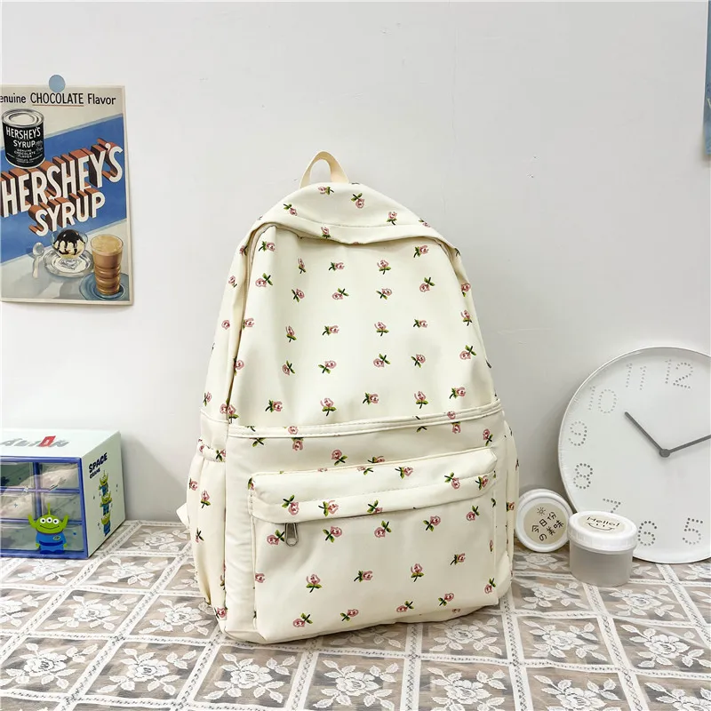 Vack Canvas Backpack Women's Multicolor-5