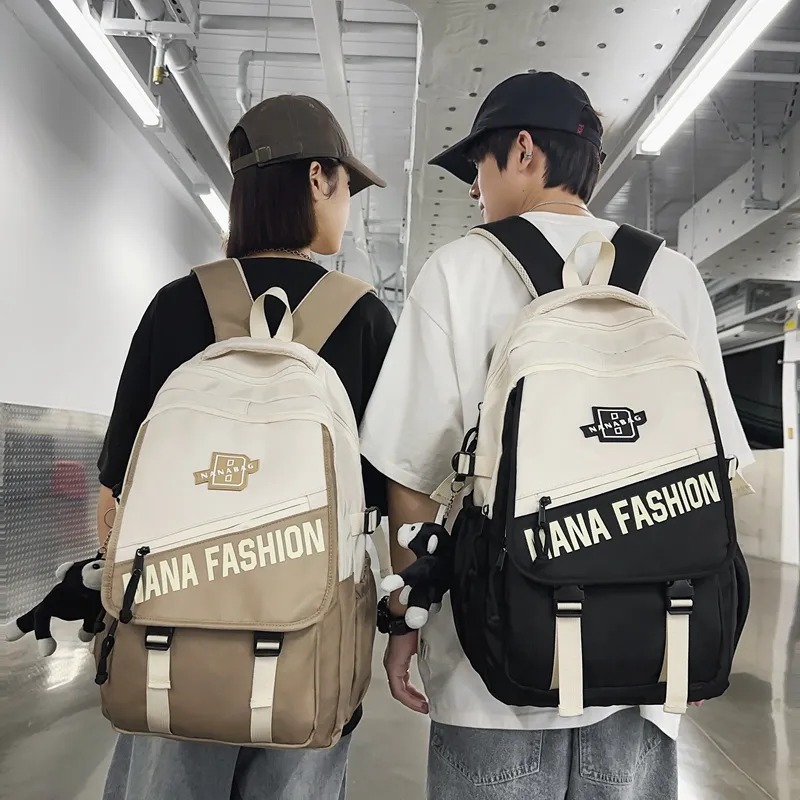 Vack Nylon Backpack Unisex Multicolor-6
