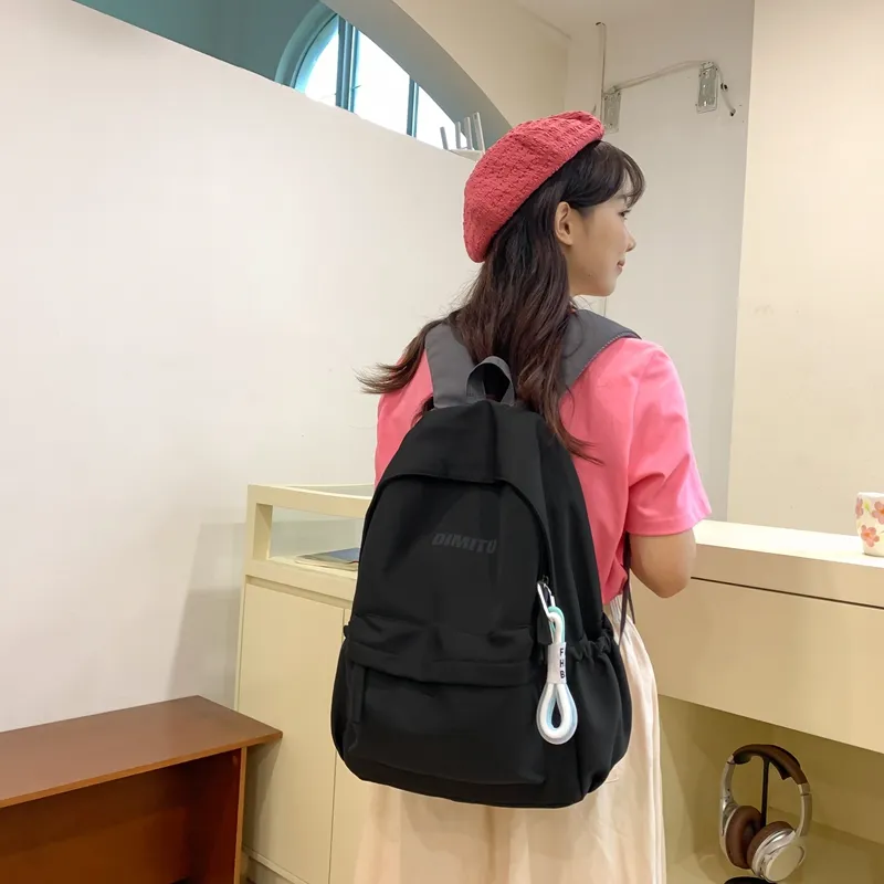 Vack Nylon Backpack Unisex Multicolor-6