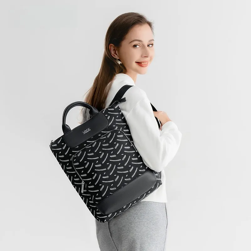 Vack 600D Waterproof Dragon Dance Backpack Unisex Charcoal Black/Camouflage Gray-2