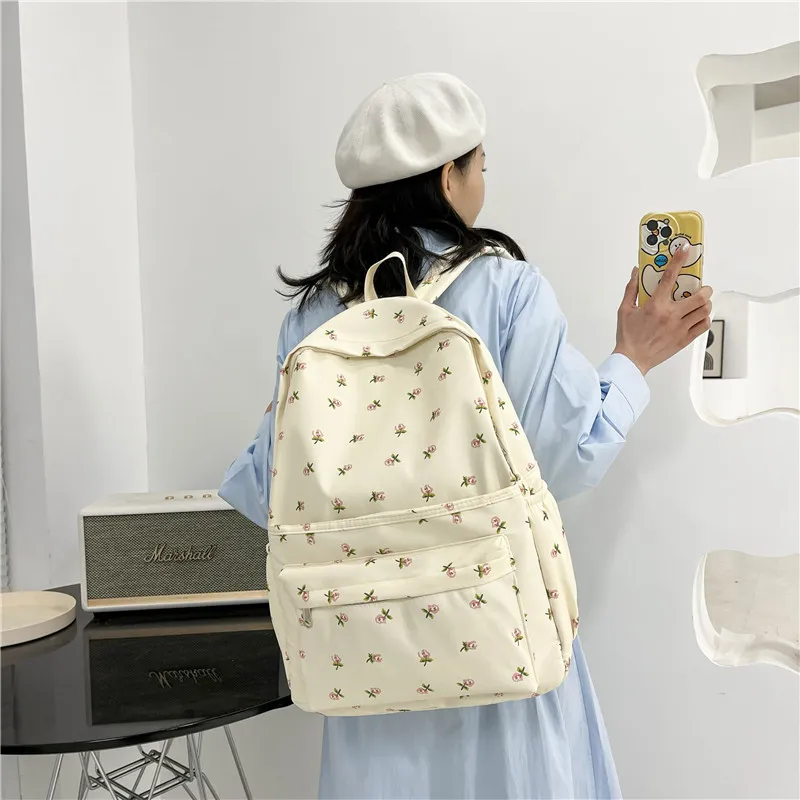 Vack Canvas Backpack Women's Multicolor-1