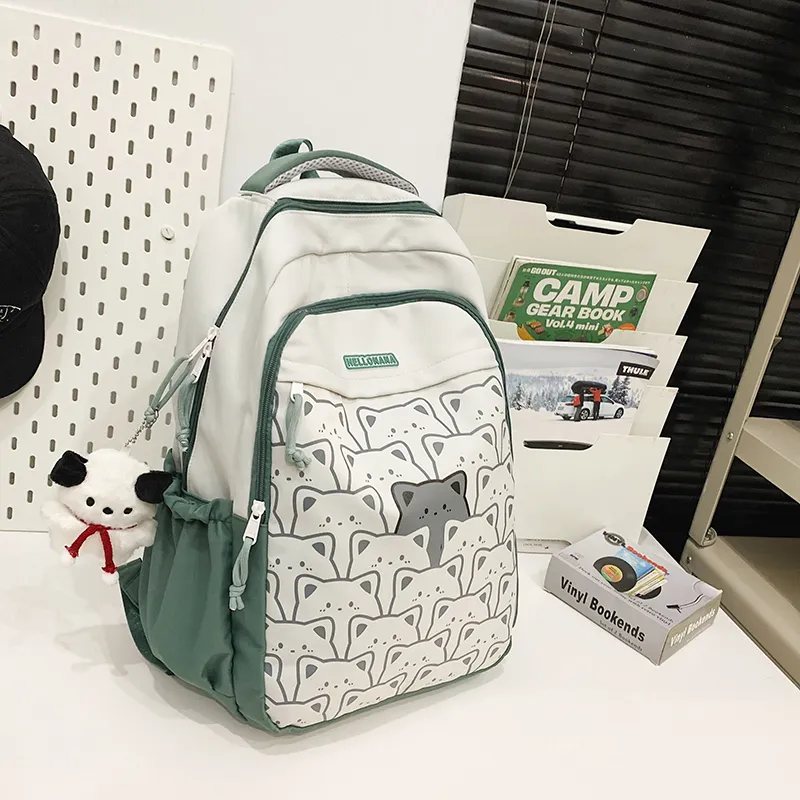 Vack Nylon Backpack Regular Unisex Multicolor-14