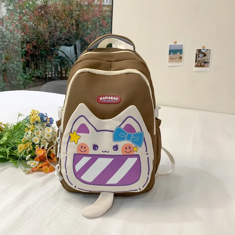 Vack Nylon Backpack Women's Multicolor-11