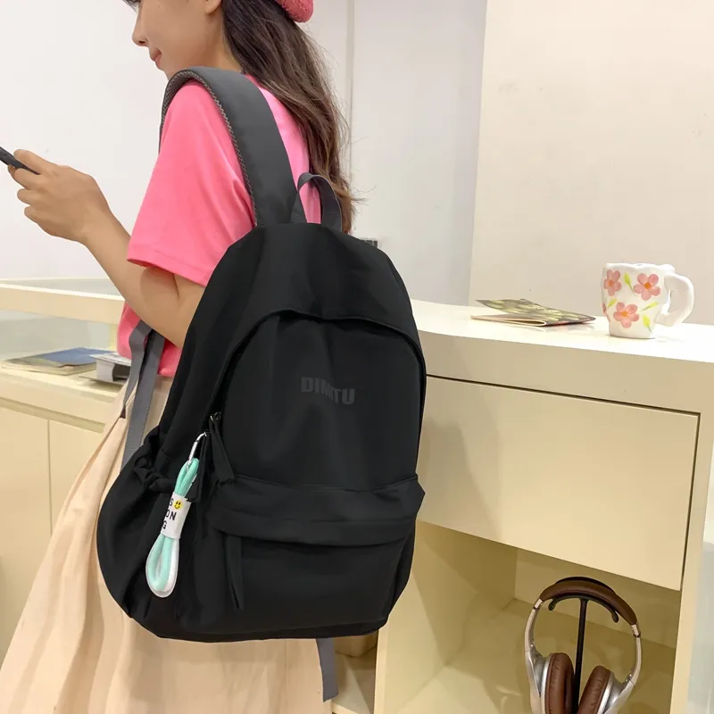 Vack Nylon Backpack Unisex Multicolor-9