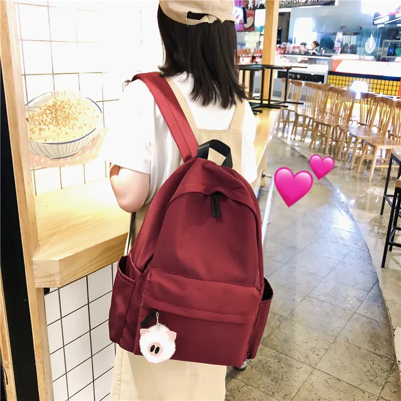 Vack Nylon Backpack Unisex Multicolor-11