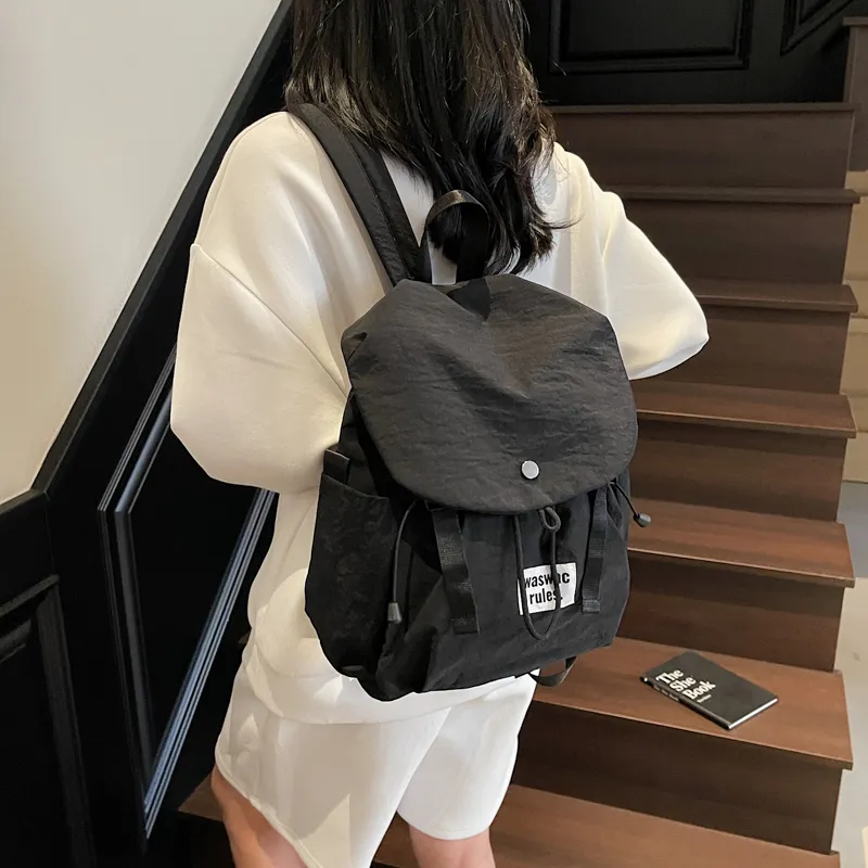 Vack Fabric Backpack Unisex Multicolor-4