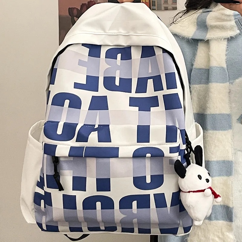 Vack Nylon Backpack Unisex Multicolor-11