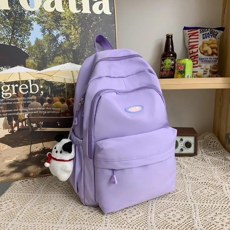 Vack Nylon Backpack Unisex Multicolor-22