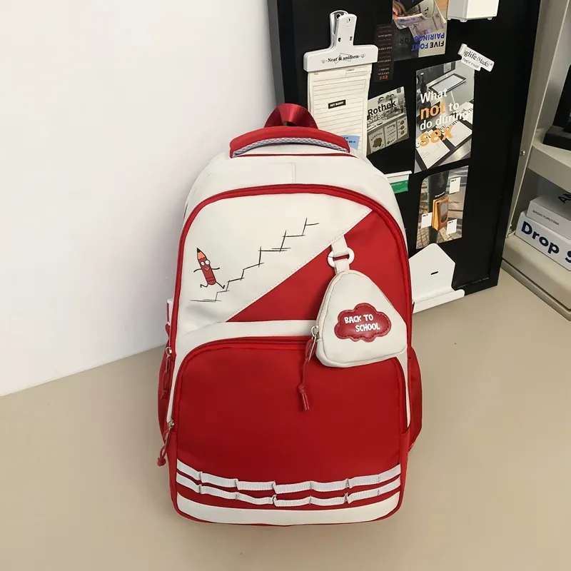 Vack Nylon Backpack Unisex Multicolor-6