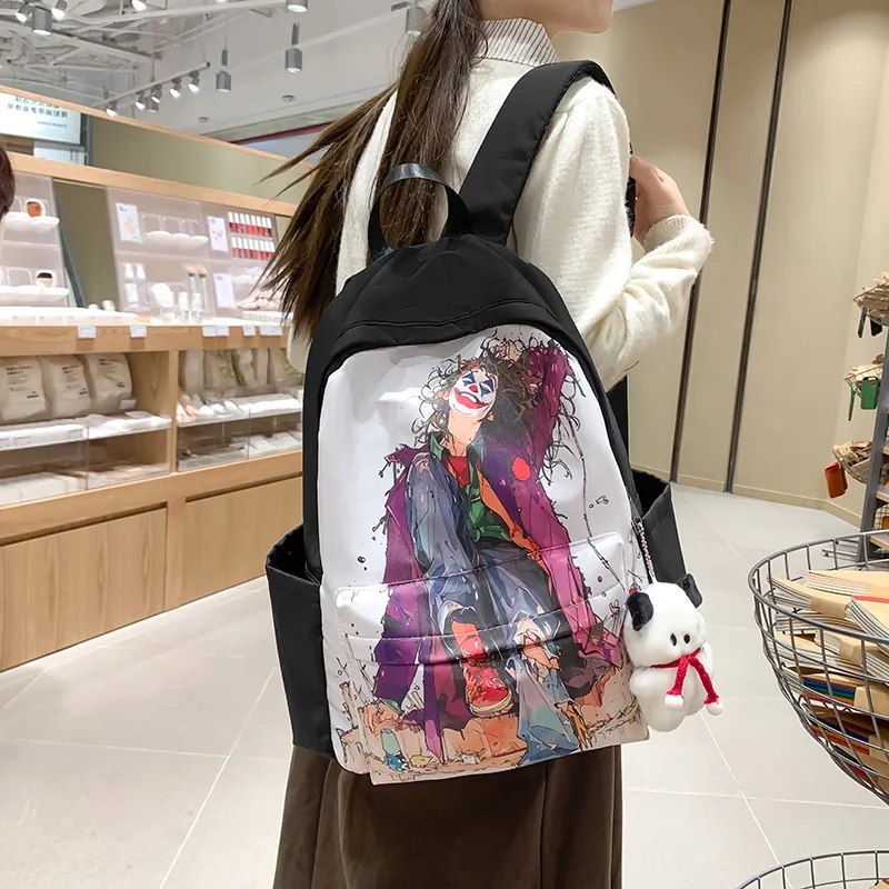 Vack Nylon Backpack Unisex Multicolor-1