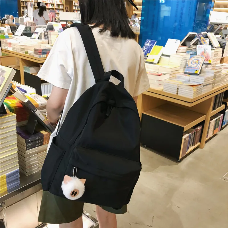 Vack Nylon Backpack Unisex Multicolor-7