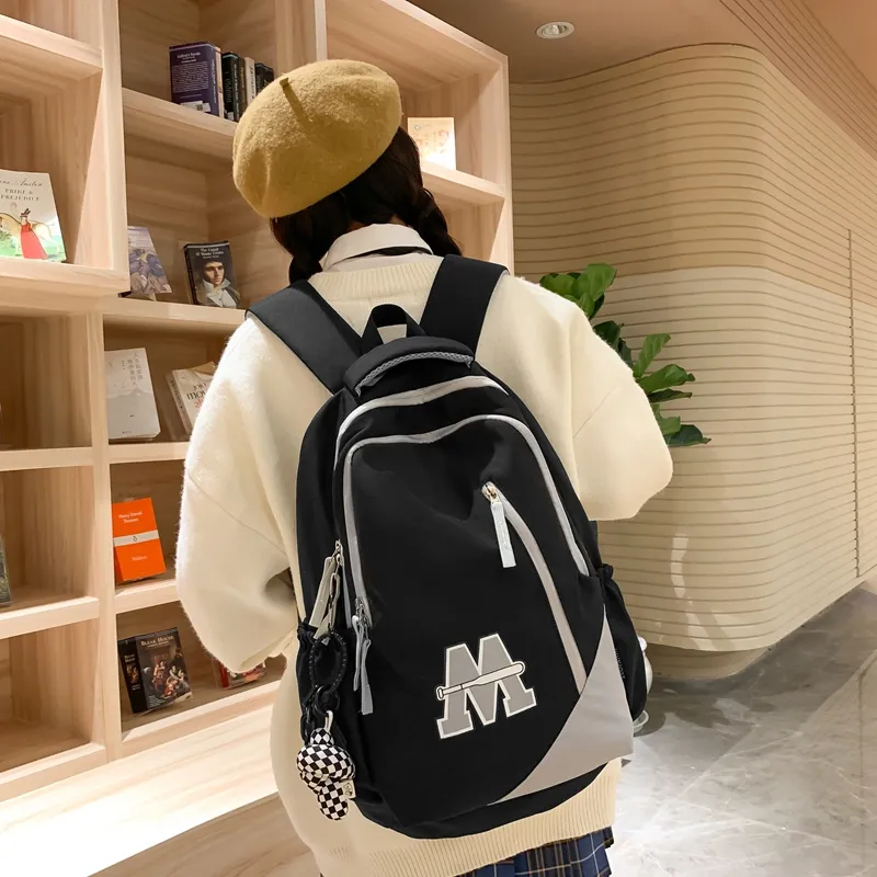 Vack Nylon Backpack Unisex Multicolor-14