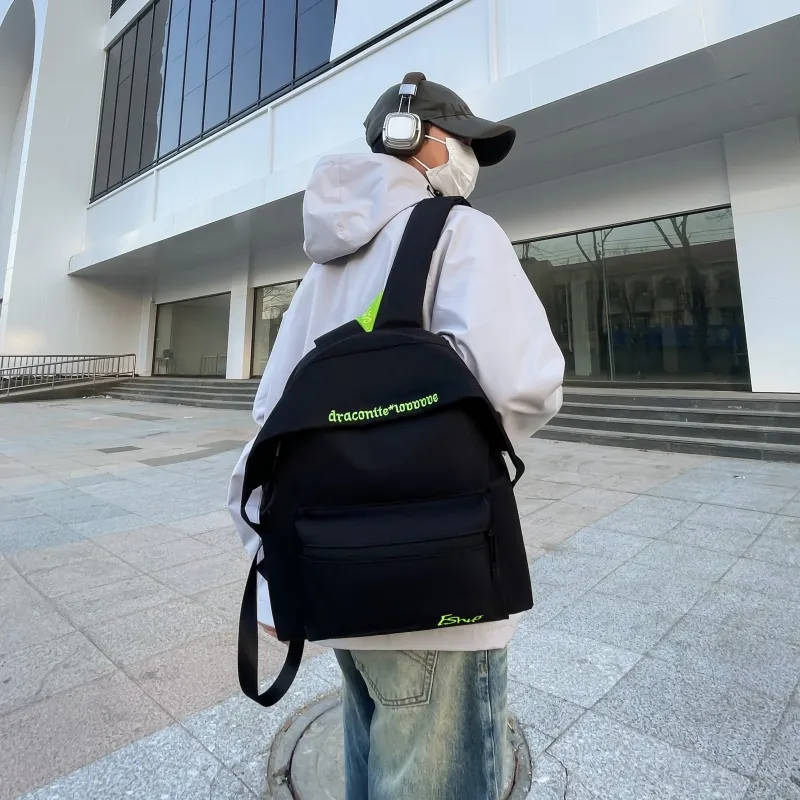 Vack Canvas Backpack Unisex Multicolor-10